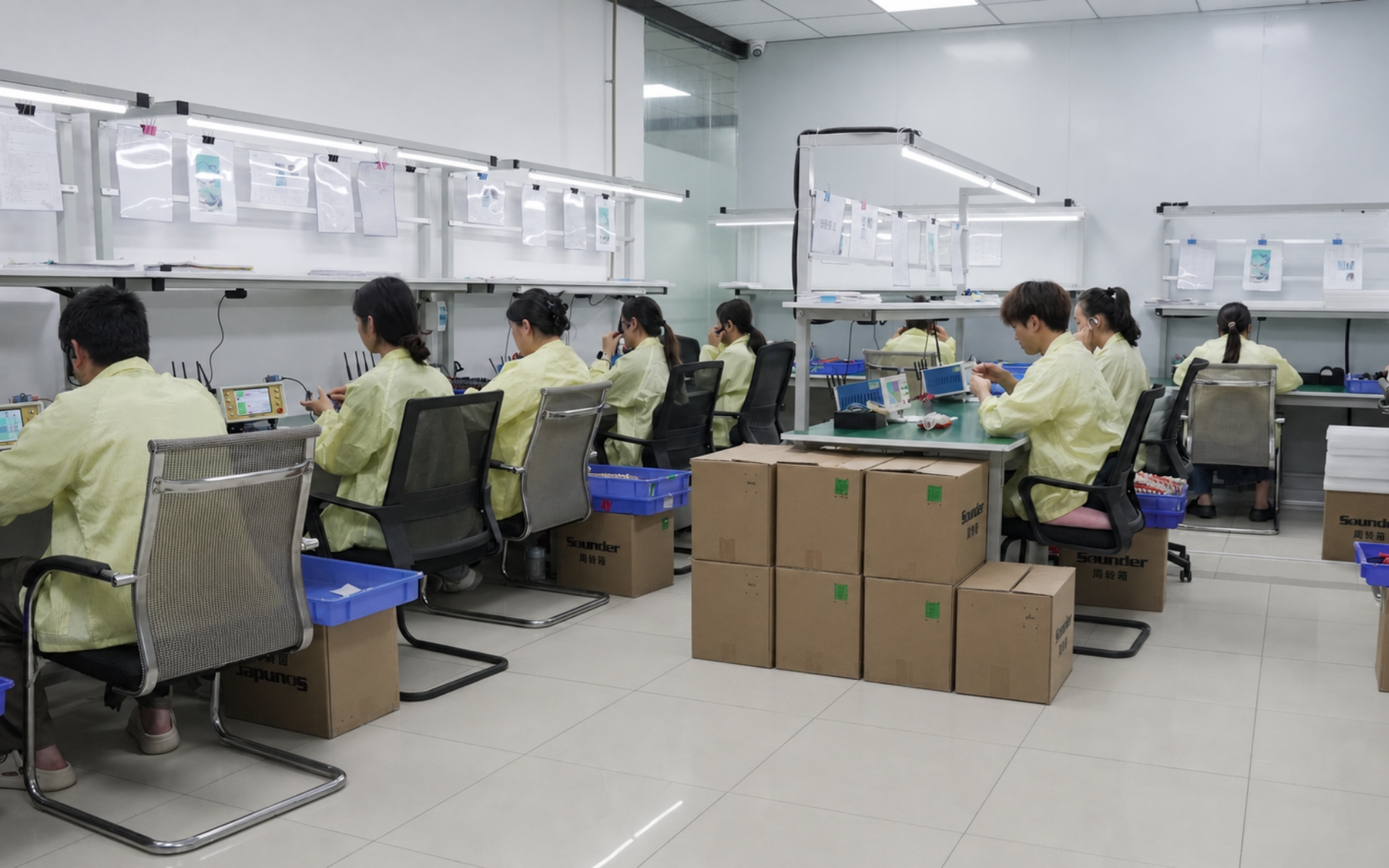 Full-batch inspection and on-time delivery